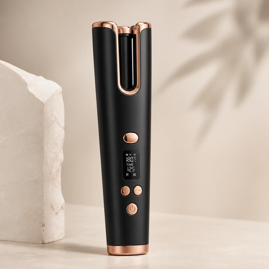 AutoCurl Pro automatic rotating hair curler