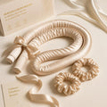 SilkWave heatless curl system with satin scrunchies